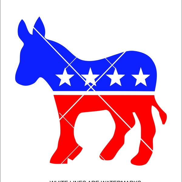 Democratic Party  MULE Donkey Jackass Cartoon politicians * Horse Jack Jenny * Cut Sign Image ClipArt digital download eps/dxf/png/jpeg/svg