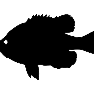 BlueGill Fish *  Blue Gill Fishing Freshwater River Lake Relax Sport * Cut Sign Image ClipArt digital download eps/dxf/png/jpeg/svg