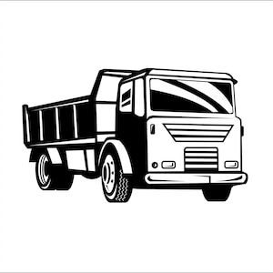 Dump Truck Haul Equipment Builder Dumper Industrial Job Site * cut design artwork Image ClipArt digital download eps/dxf/png/jpeg/svg