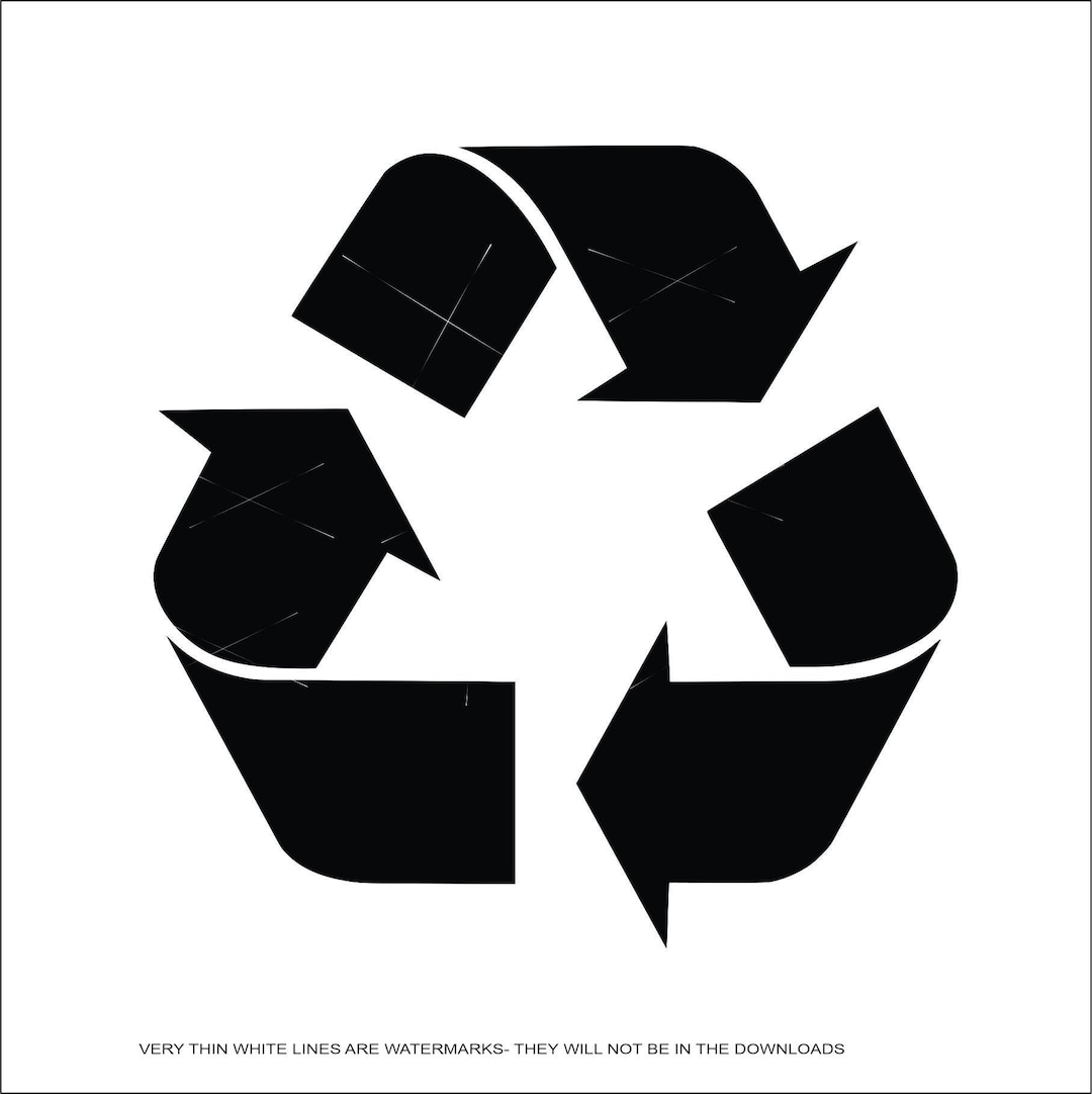 Simple Recycle Logo Plastic Recycling Symbol Reuse Pet or Pete Arrow
