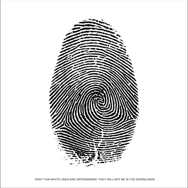 Thumb Finger Print Impression Identification Ink Pad Police Forensic Crime evidence Cop * SVG  ClipArt digital download eps/dxf/png/jpeg/svg