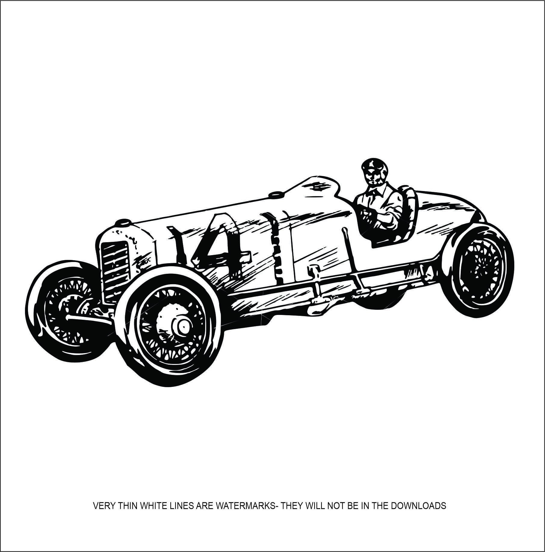 Vintage Antique Race Car Auto Sport Competition Automobiles Motorsport ...