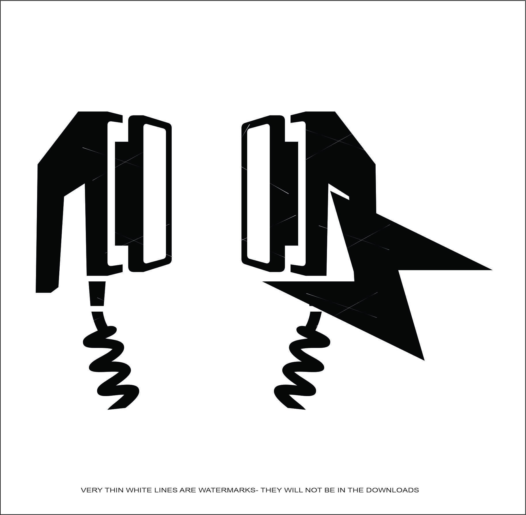 Heart Paddles Electric Shock Defibrillators Heart Stops Etsy