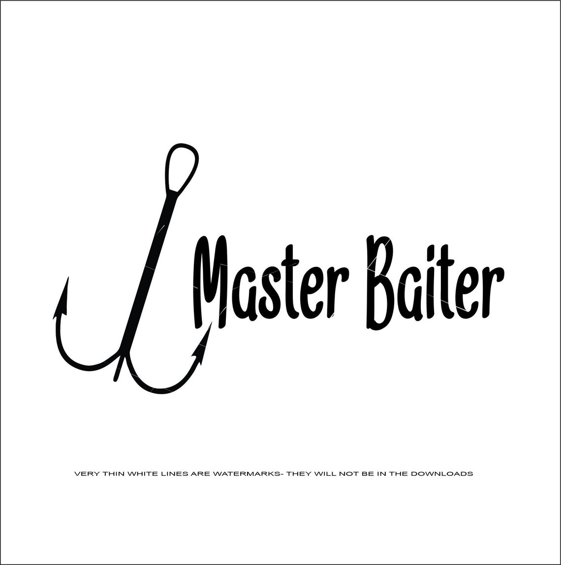 Fishing Hook Master Baiter Someone Who Pro in Baiting fish Etsy