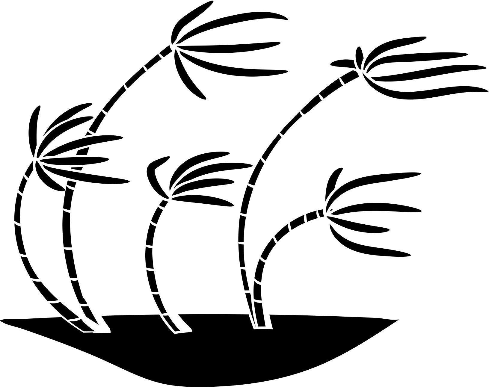 Hurricane Winds Blowing Palm Tree Bending Tropical Storm - Etsy