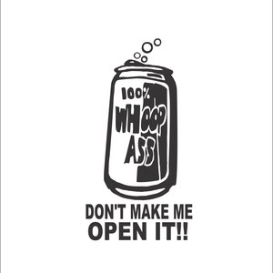 ¿Puede 100% patear traseros? No me hagas abrirlo Burbujas Dibujos animados * Diseño de corte SVG Ilustración ClipArt Descarga digital EPS/DXF/PNG/JPEG/SVG