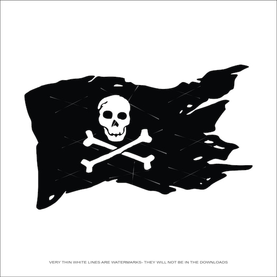 Piratenflagge Skull Cross Bones Freibeuter Raider Captain Sailor
