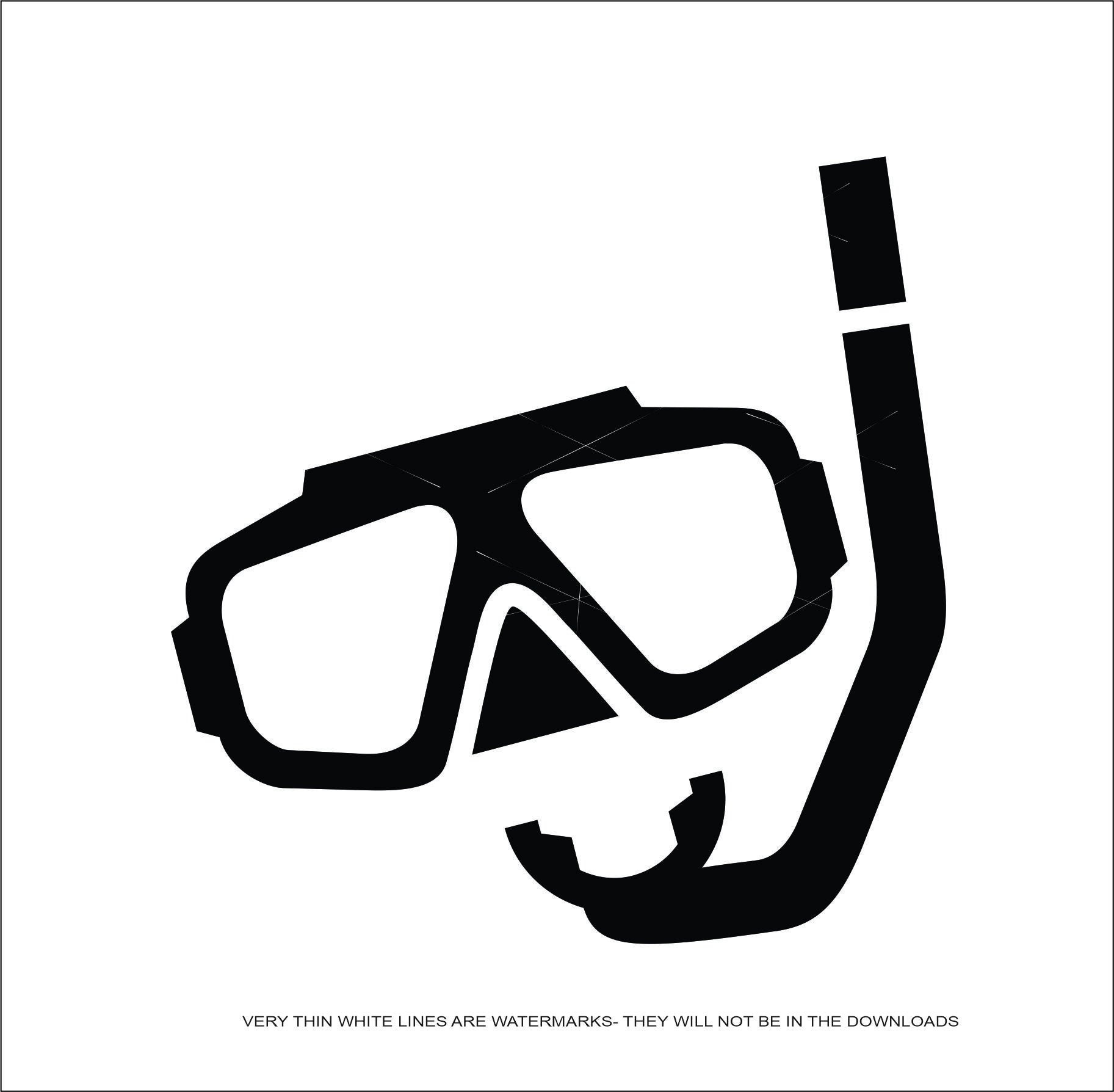 Snorkeling Gear Snorkel Mask Goggles Ocean Scuba Diving Water Sport