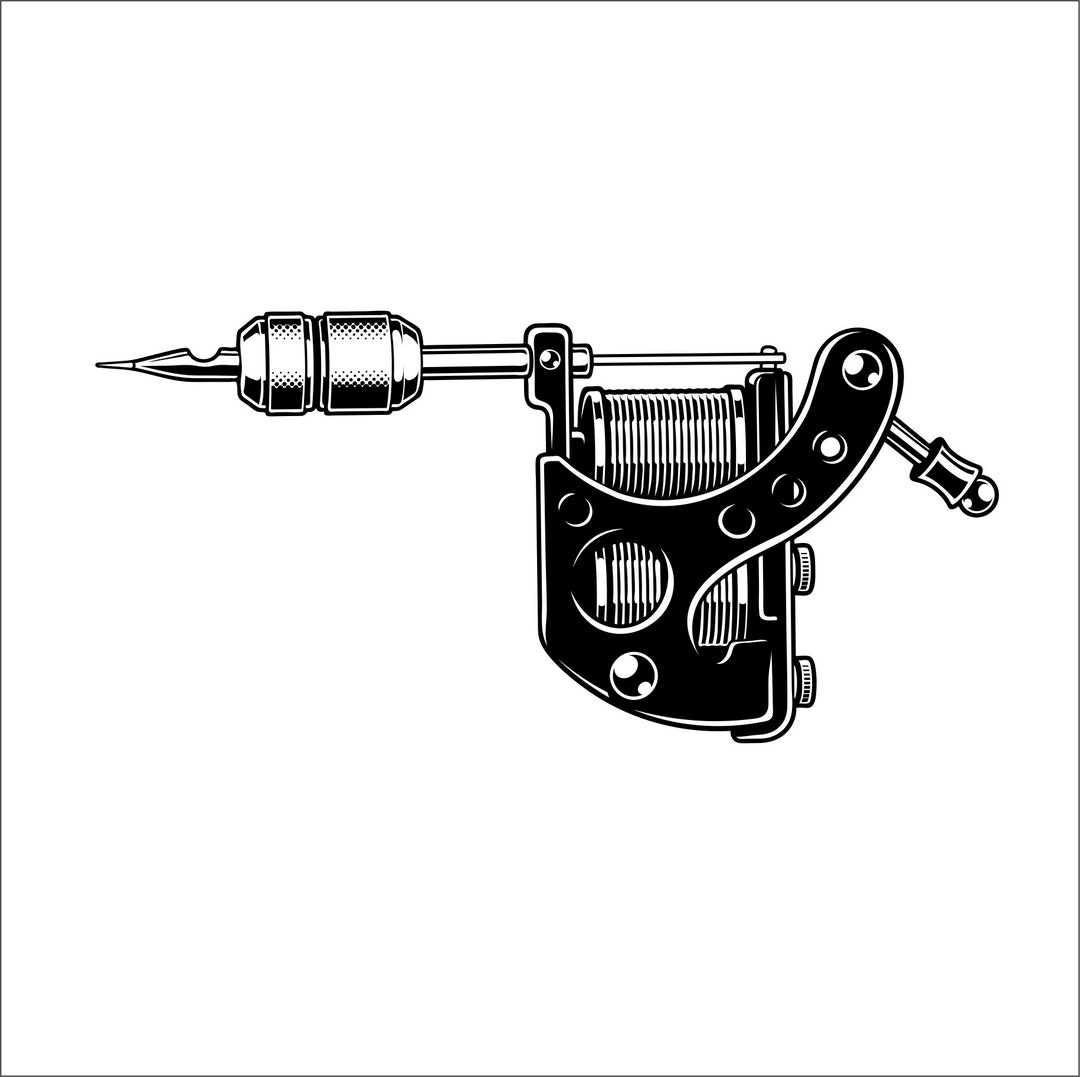 Tattoo Gun Artist Tattooist Art Body Modification Inserting Ink Needle