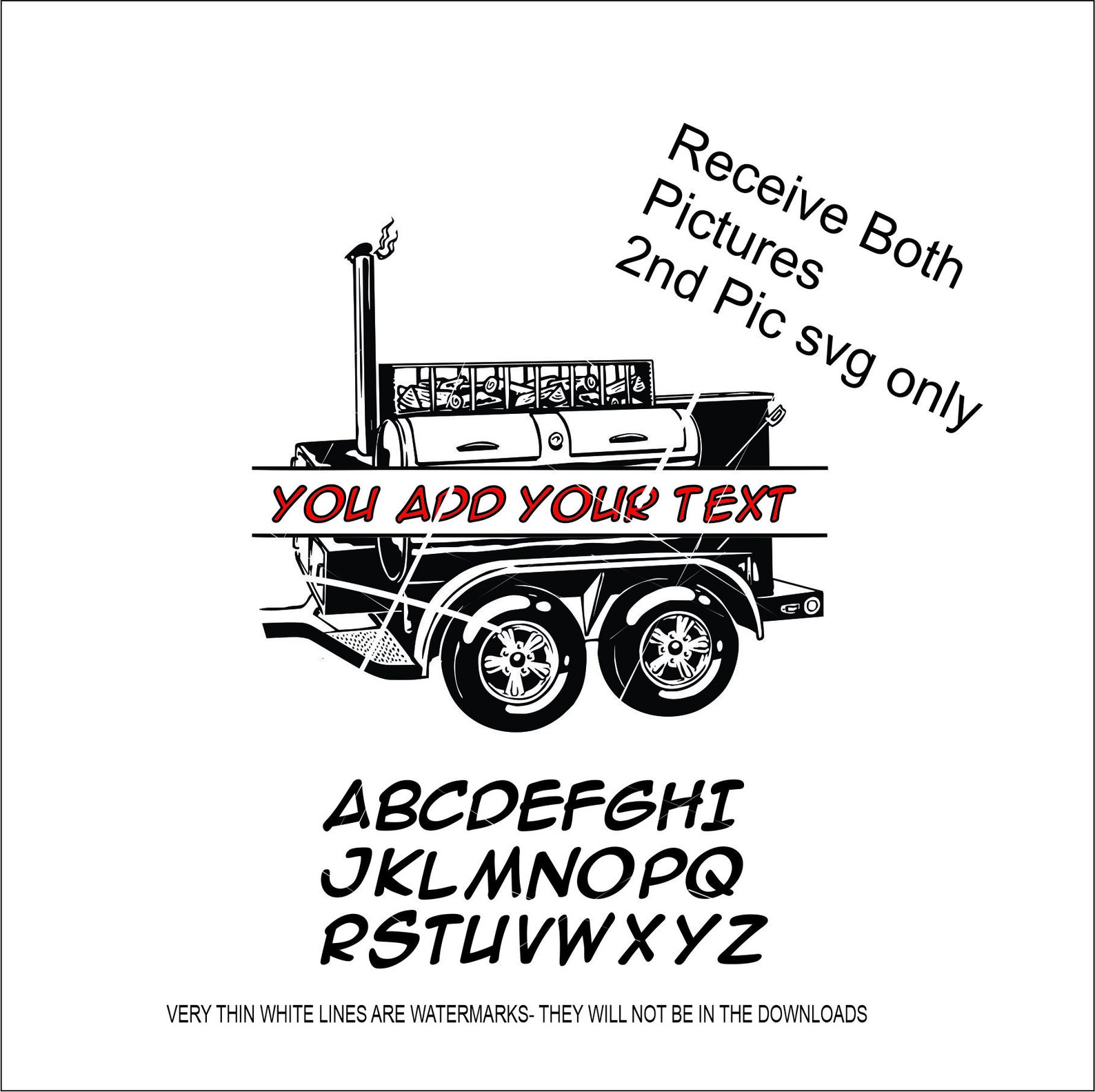 Monogram Smoker BBQ Barbeque Wood Grill Smoke Culinary Cookout Etsy