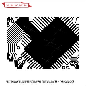 Circuit board Ic Chip Electronics IC integrated Motherboard Component Routing Electrical *  Clip Art digital download eps/dxf/png/jpeg/svg