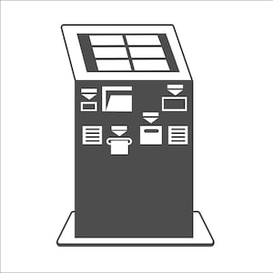 Geldautomaat Geldautomaat Geld Banken Contant geld Stortingen Betalingen Creditcards * ClipArt digitale download eps/dxf/png/jpeg/svg