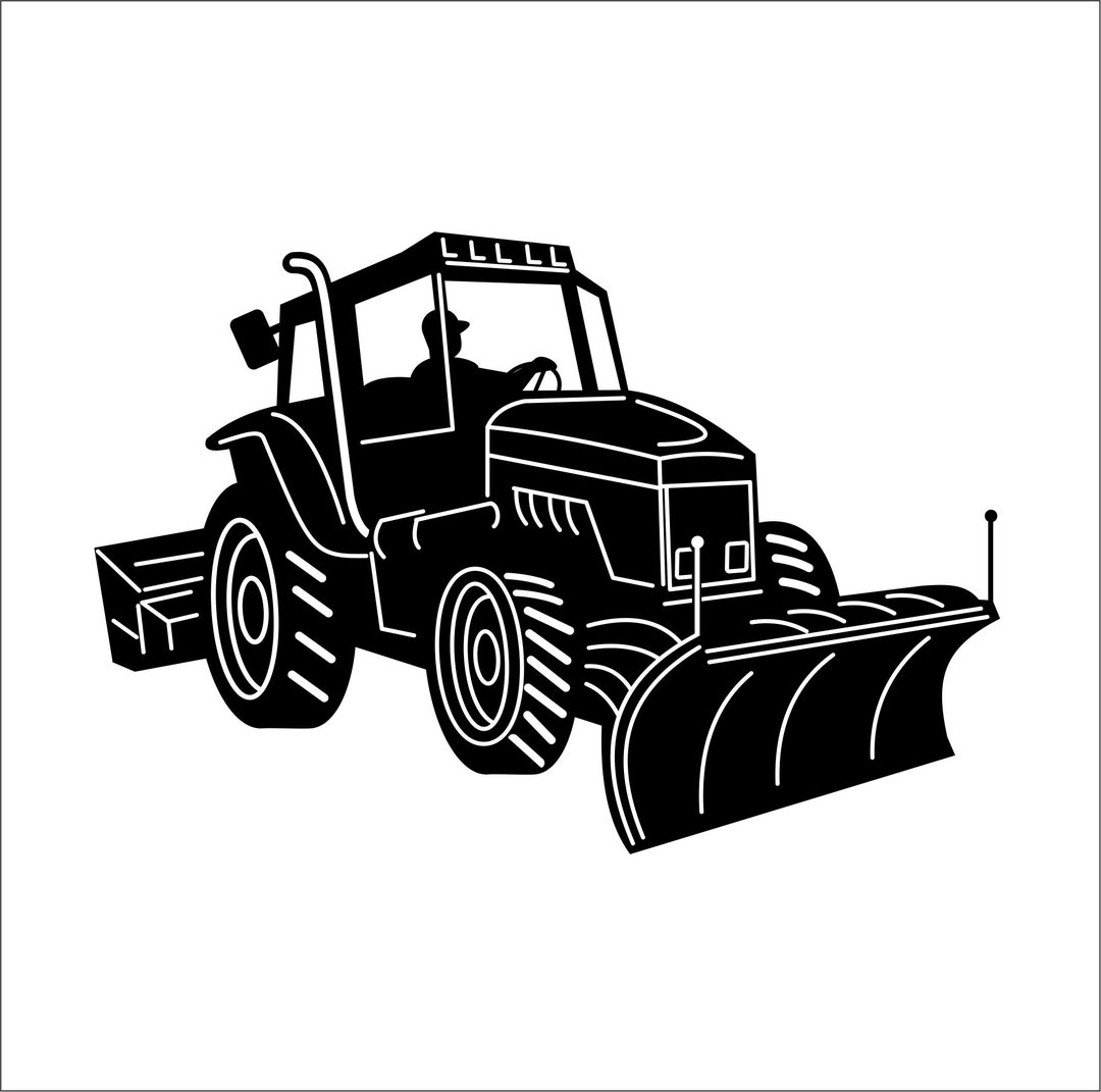 Tractor Snow Plow Removal Truck Heavy Equipment Lift Tractor Bucket Cut