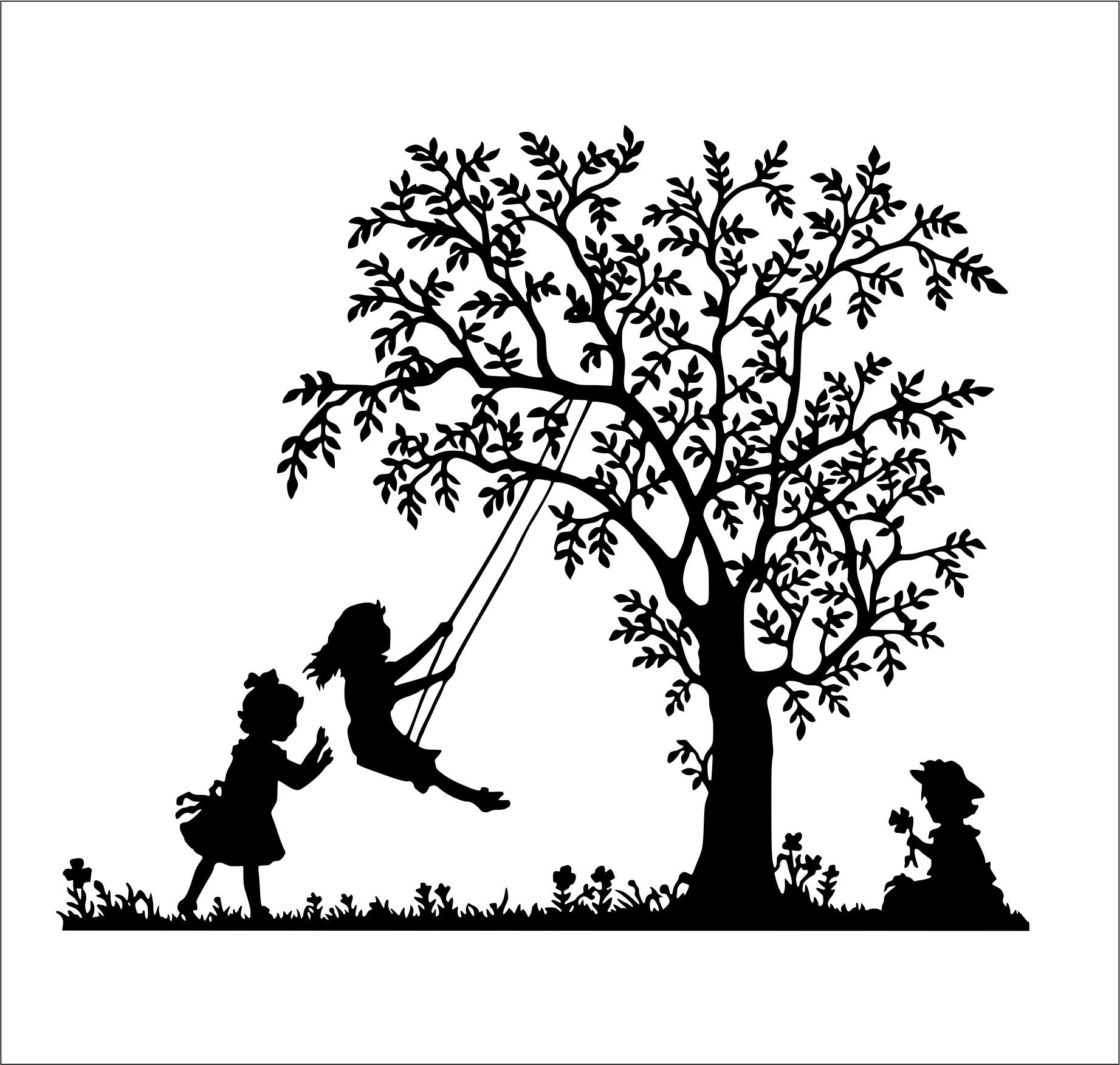 Kinder Schiebeseil Schaukel Gebunden Baum Ast Fun Kind Sommer Etsy