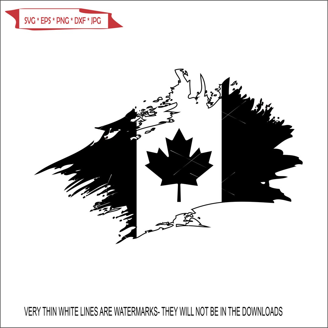 National Canada Flag Rugged Canadian Distressed Rugged Flag 11 Pointed