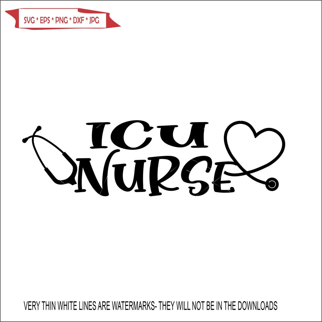 ICU Stethoscopes Nurse Ilistening Heart Lungs Fighting Lives Doctor