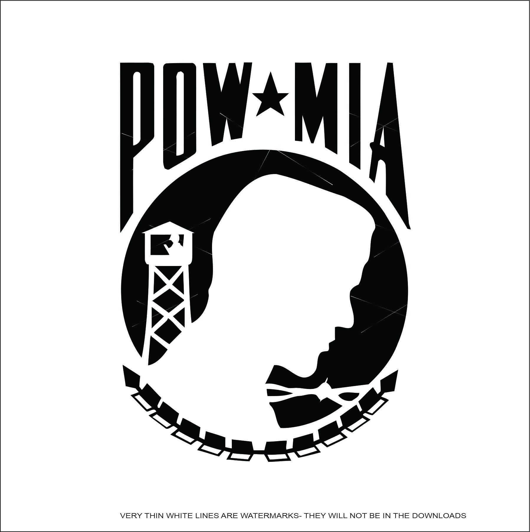 POW MIA Prisoners of War Missing in Action Soldier Military Veteran