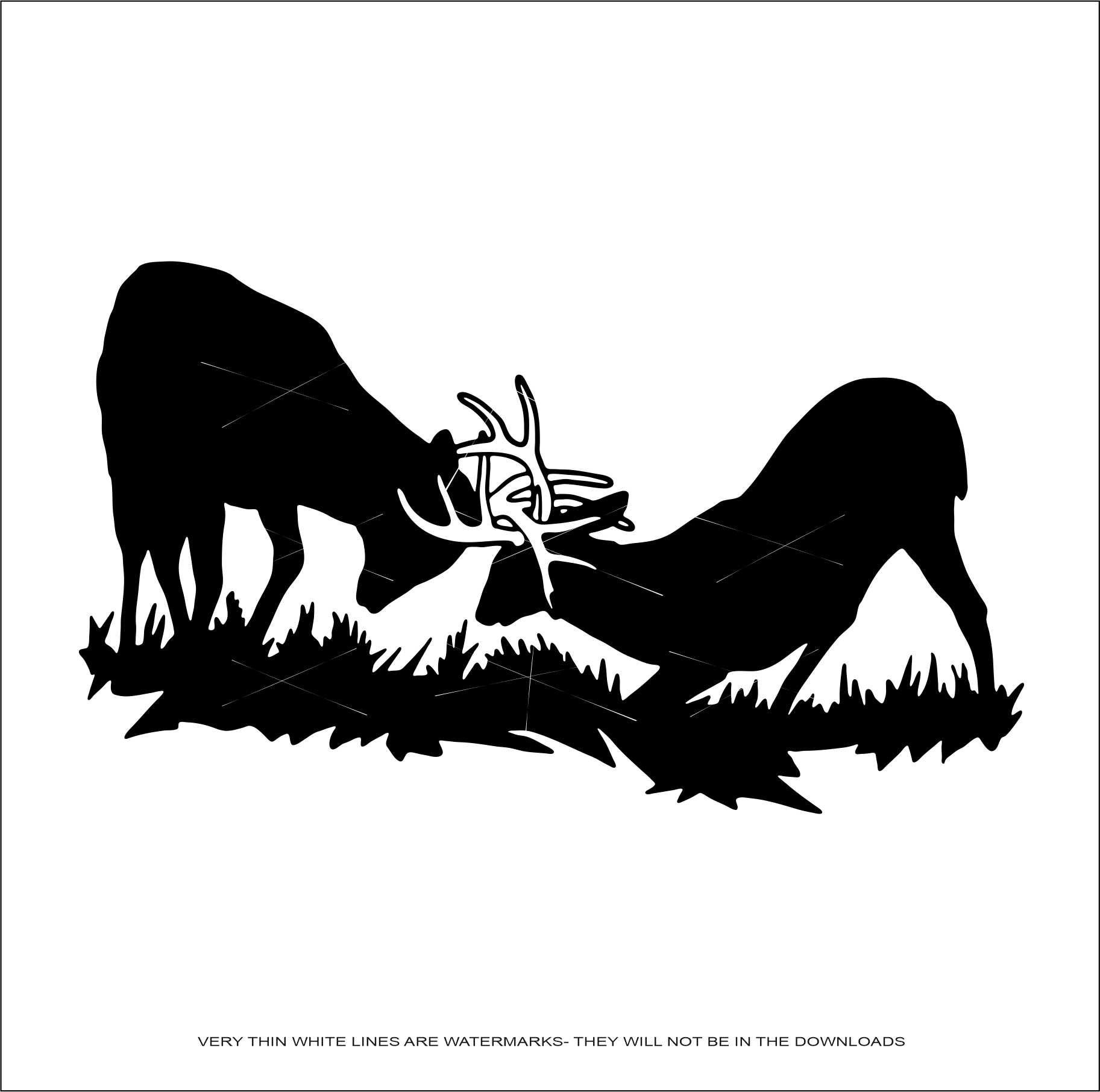 Deer Fighting Silhouettes Unique Elk Silhouette, Elk Wildlife Wall