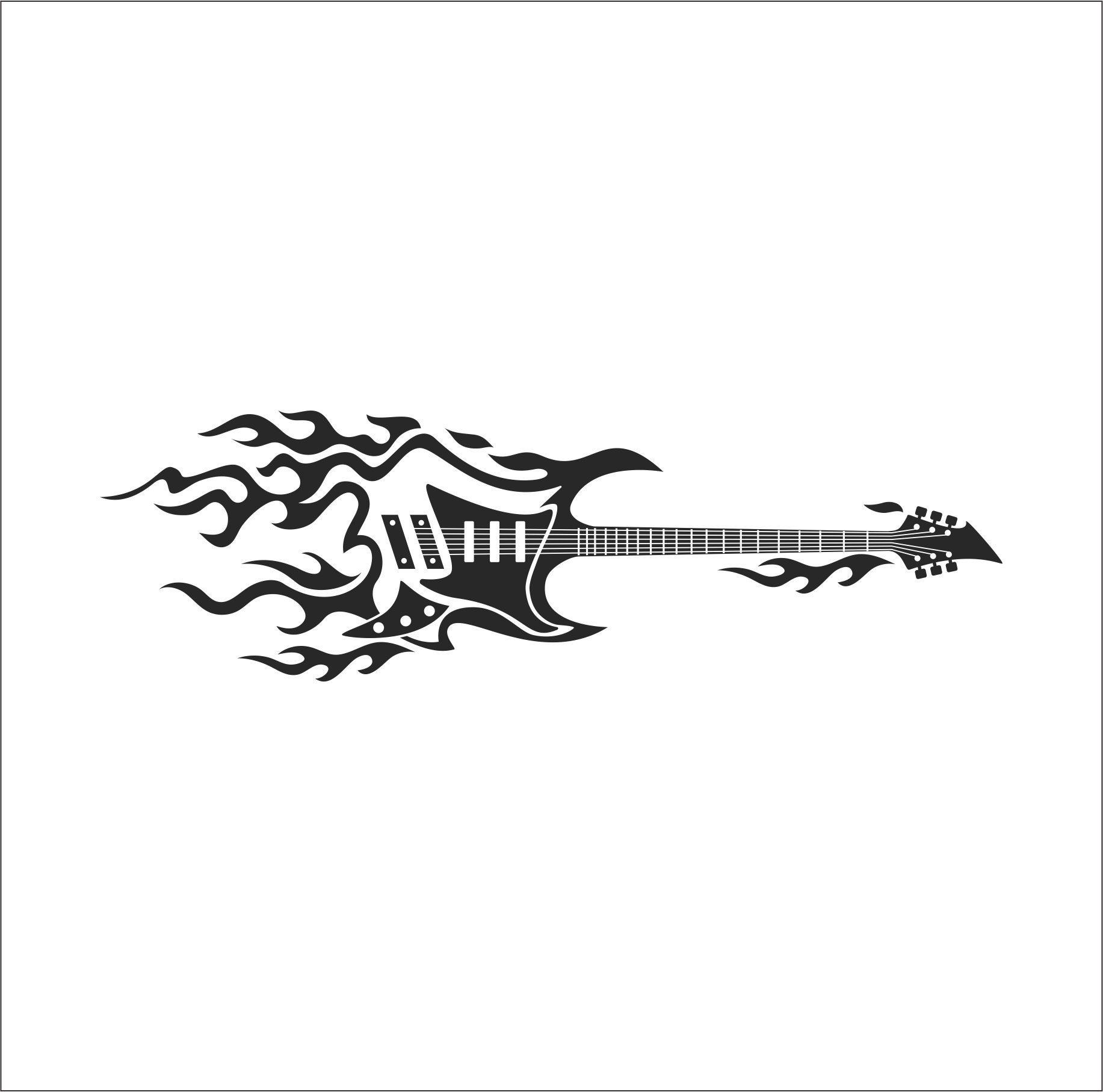 Guitar in Flames String Instrument Chords Rock N Roll Musical - Etsy Guitar in Flames String Instrument Chords Rock N Roll Musical - Etsy