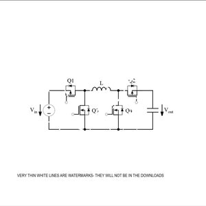 Könnte beinhalten: Eine Schwarzweiß-Zeichnung eines Schaltplans für einen Boost-Wandler. Das Diagramm zeigt eine Spannungsquelle, einen Schalter, eine Induktivität, eine Diode und einen Kondensator. Die Schaltung ist mit den Komponenten und ihren Werten beschriftet.