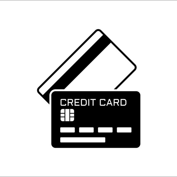 Carte de crédit SVG Débit Chip Shopping Argent Payer factures Visa Mastercard Bank SVG * ClipArt téléchargement numérique eps/dxf/png/jpeg/svg