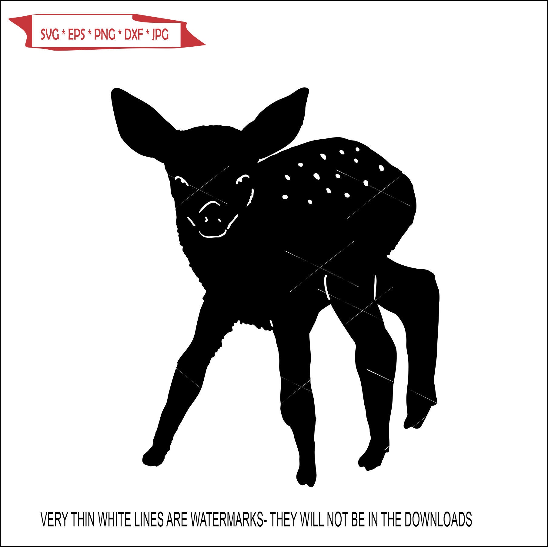 Fawn Baby Deer Buck Doe Hunting Hunt Game Wildlife Wilderness - Etsy