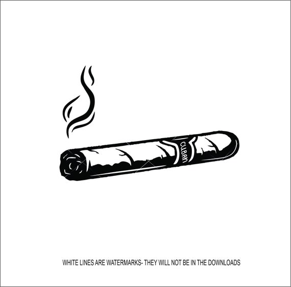 Etichetta unica per sigaro cubano, fumo, tabacco, nicotina, Avana,  fumatore, taglio, stampa, immagine, clip art, download digitale  eps/dxf/png/jpeg/svg - Etsy Italia, image size:570x563