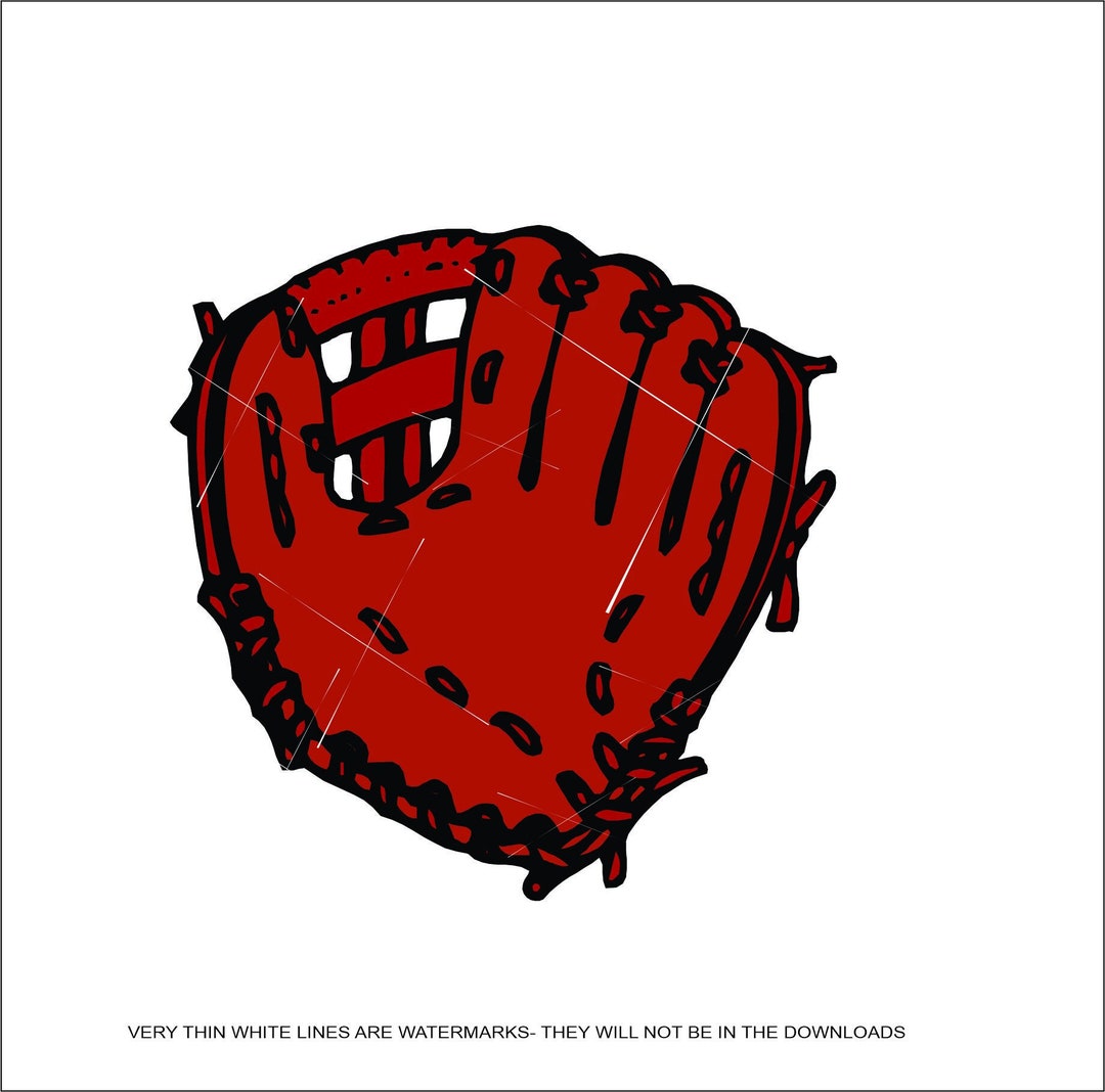 Baseball Glove Mitt Softball Baseball Little League Sport Game Team Cut