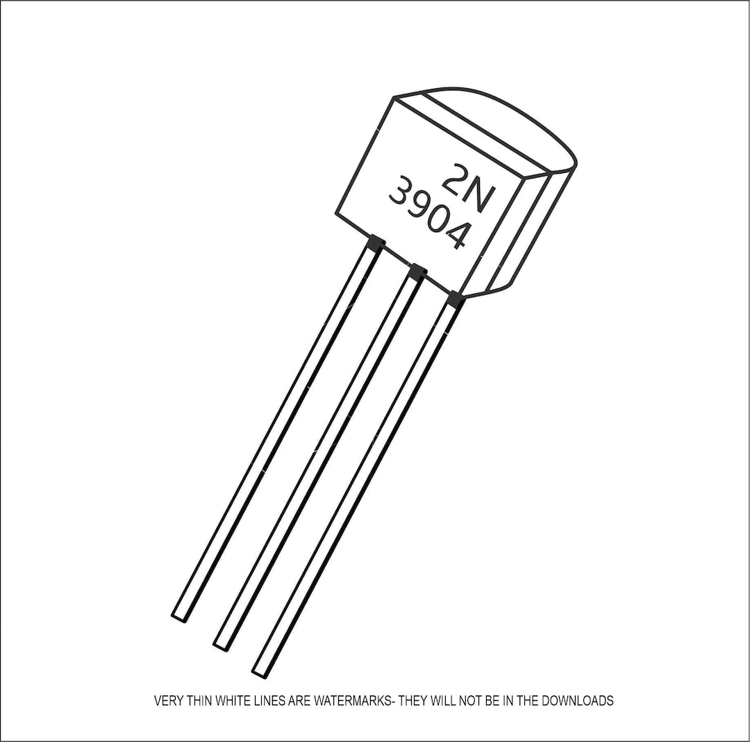 NPN Bipolar Junction Transistor 2N3904 Power Amplifying