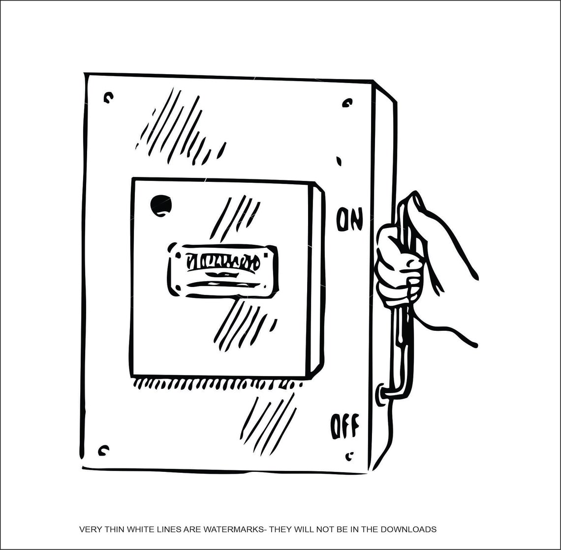 Electrical Main Power Box Electrician Repair Circuits Voltage - Etsy