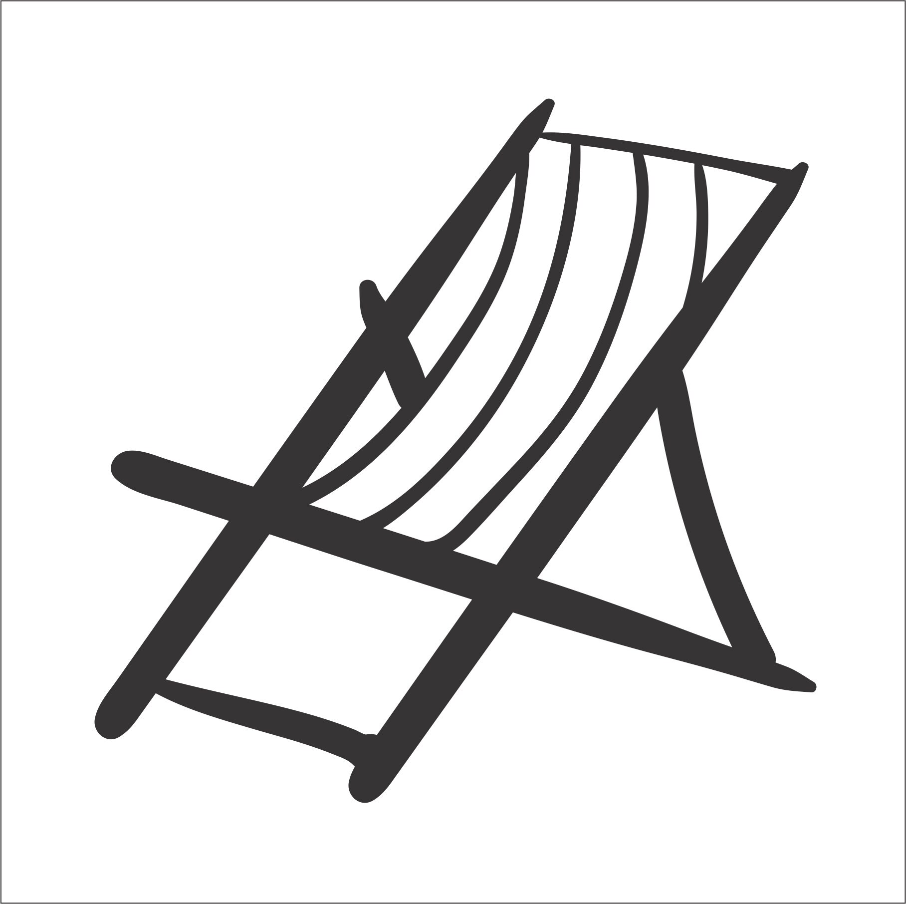 2 beach chair clipart