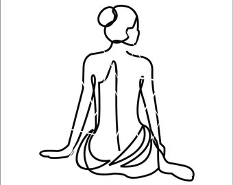 Classic Nude Pose - Etsy