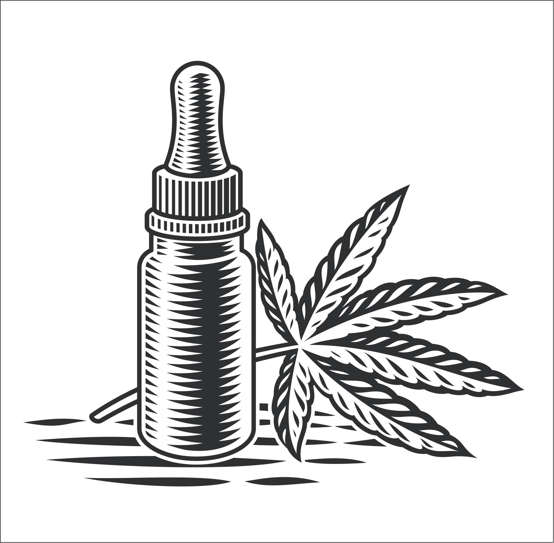 Cbd Oil Svg - Etsy
