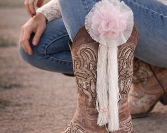 Gioielli con brillantini per stivali western - Accessori per stivali da cowgirl, stile boho rustico rodeo