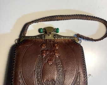 Vintage 1917 leather purse