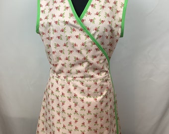 1940s wrap apron dress war time apron Molly Weasley Mrs Hall