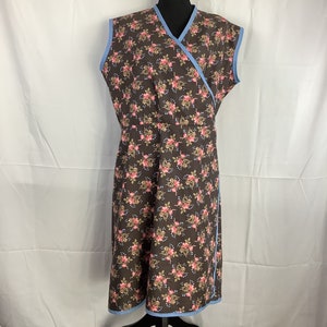 1940s wrap apron dress war time apron Molly Weasley Mrs Hall