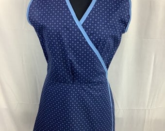 1940s wrap apron dress war time apron Molly Weasley Mrs Hall