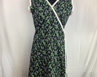 1940s wrap apron dress war time apron Molly Weasley