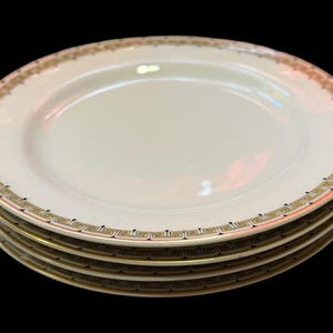 Set of 4 Bread & Butter Plates Albany Pattern by Haviland Limoges