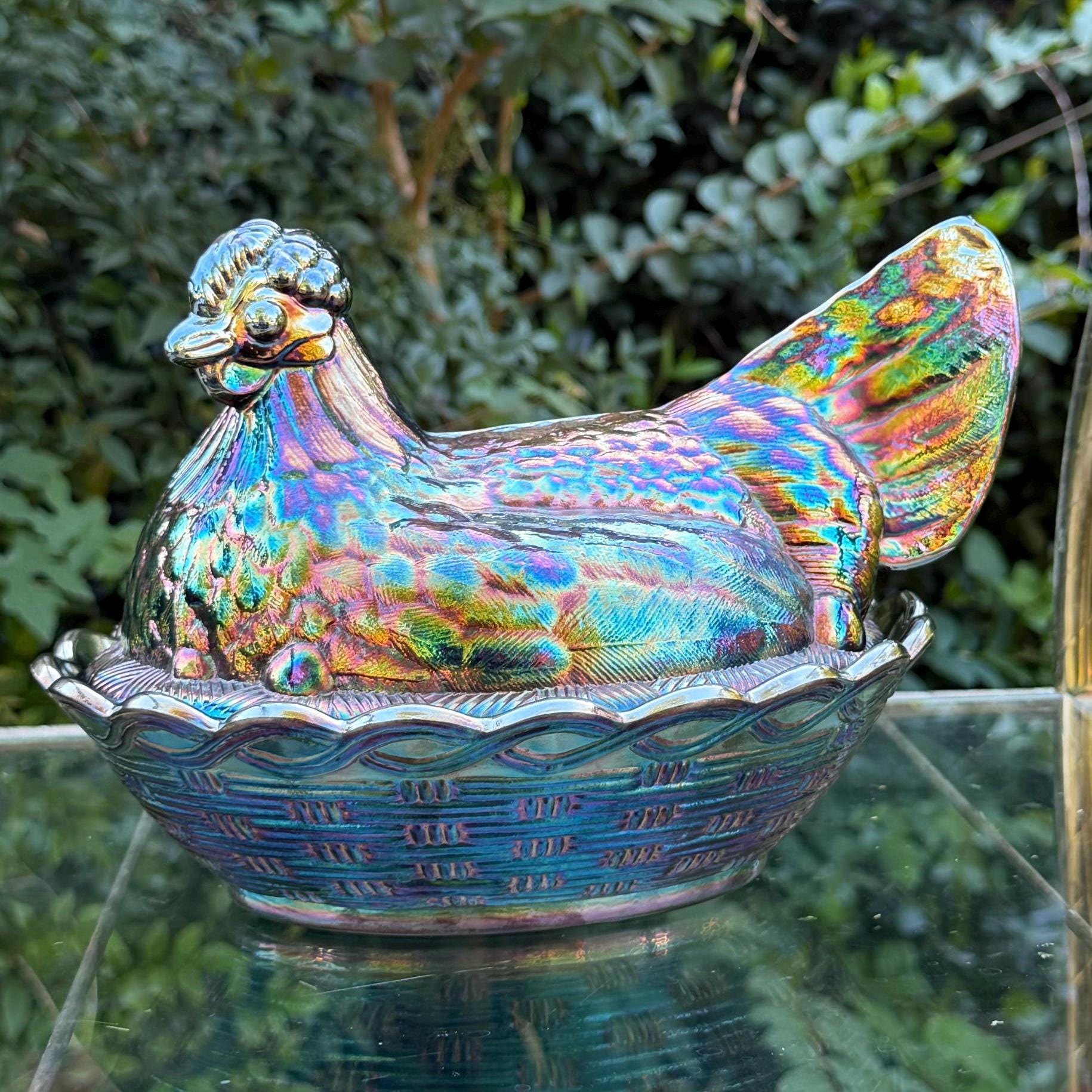 【Hen on nest】ガラス容器 Hen on nest】ガラス容器 Hen on nest】ガラス容器 Glass Hen on Nest