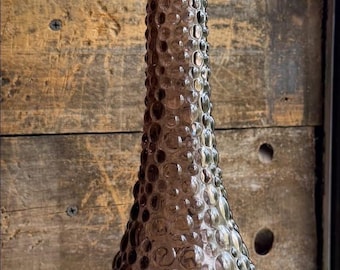 Vintage Light purple empoli glass bottle