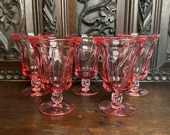 Fostoria Jamestown Water Goblets 6” tall - 5 available