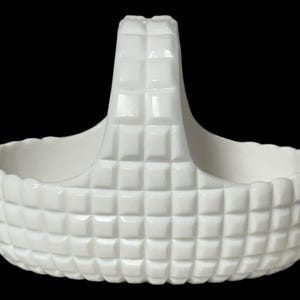 EAPG Duncan, George, & Sons milk glass basket