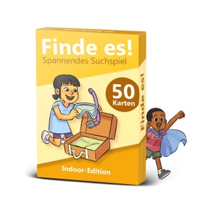 Kinderspiele - Finde es I Dein Zuhause Neu entdecken I Indoor Schatzsuche für Mädchen & Junge ab 5, 6, 7, 8 Jahre I Spiele Kinder Spielzeug