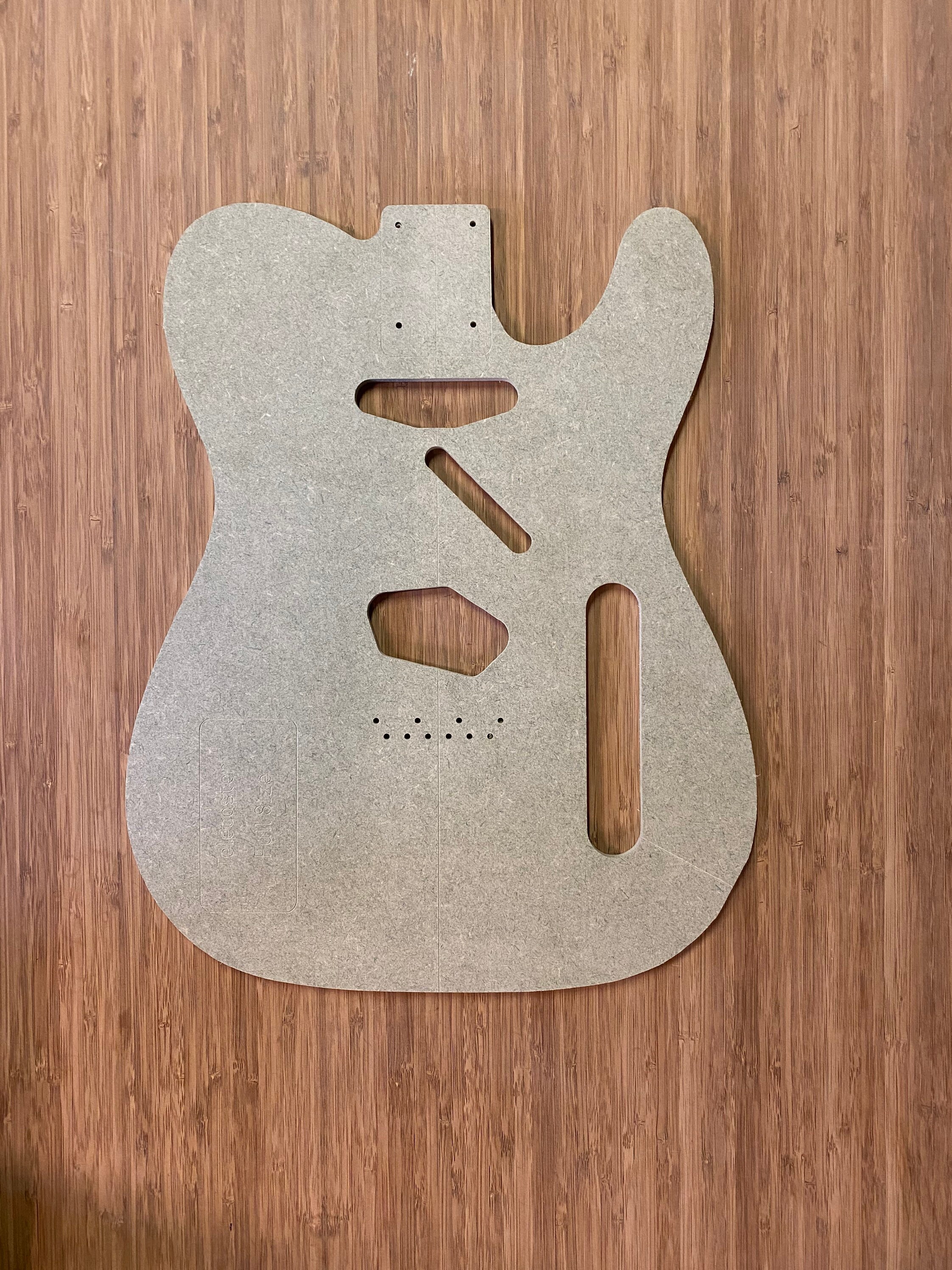 Telecaster Guitar Body Template 6mm MR MDF Etsy Telecaster Guitar Body Template 6mm MR MDF Etsy