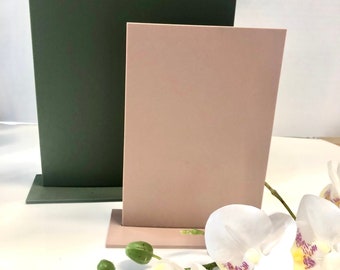 Acrylic Blank Table Sign Plaque With Stand Perfect For Weddings, Christenings etc Pack Of 5