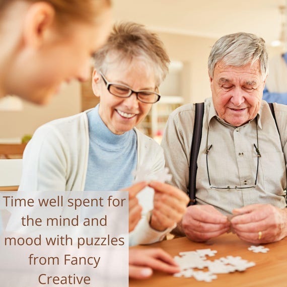 Rompecabezas (110 piezas) para demencia, rompecabezas para