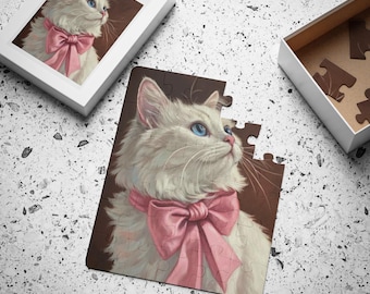 Puzzle (30-pcs) for Dementia, Puzzle for Alzheimer’s, Cat Puzzle for Seniors, Easy Large Piece Puzzle