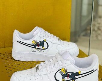 bart simpson custom air force 1